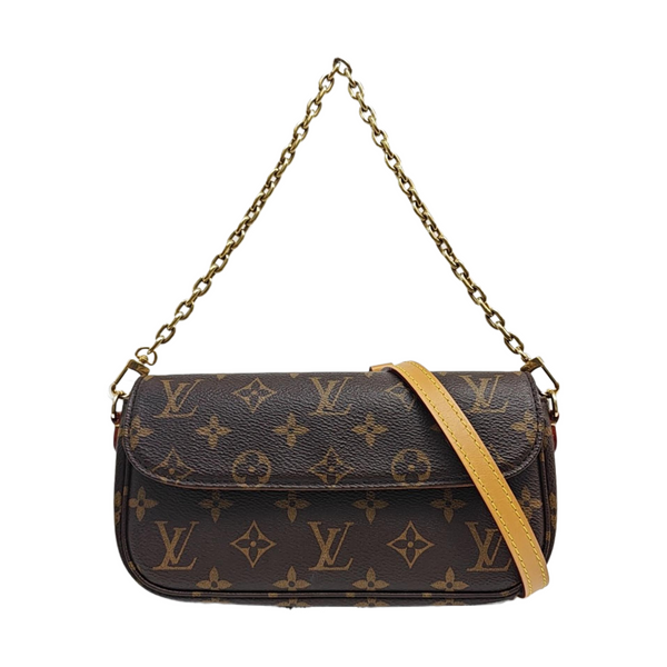 IVY Monogram Coated Canvas Brown