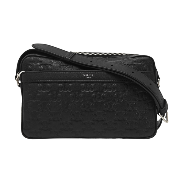 Calfskin Shoulder Bag Medium Black