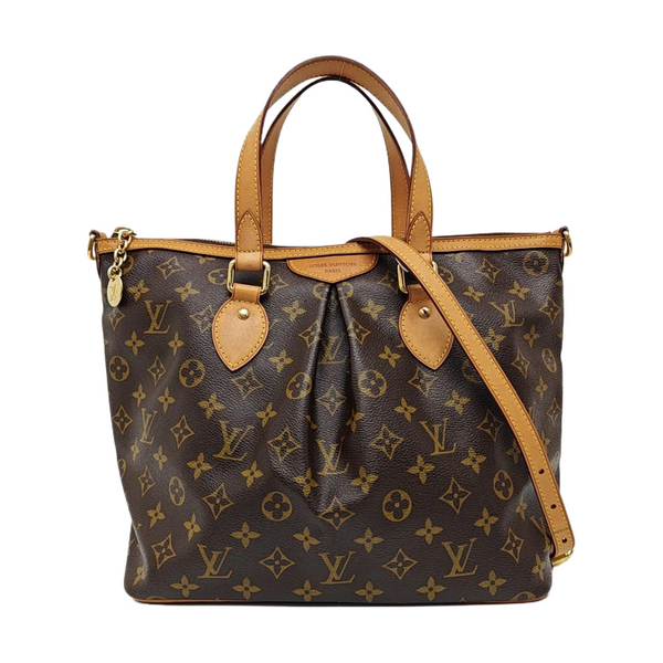 PALERMO PM Monogram Coated Canvas Brown