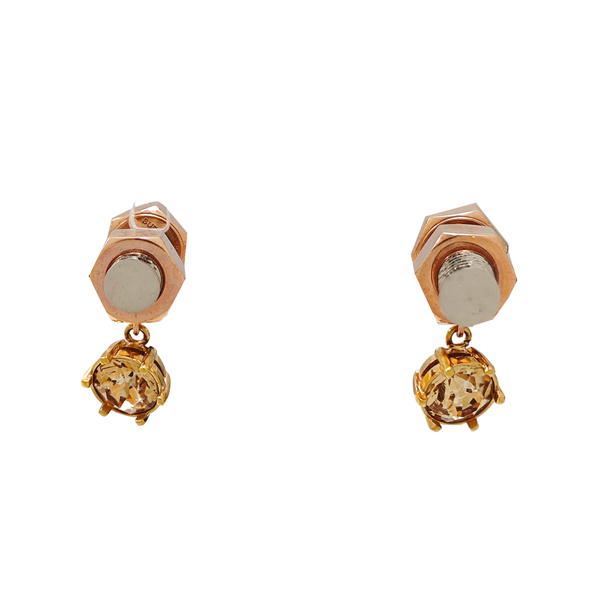 Metal Silver Stud Earrings
