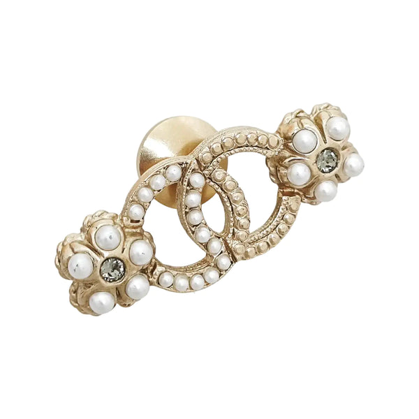 Metal Gold Brooch