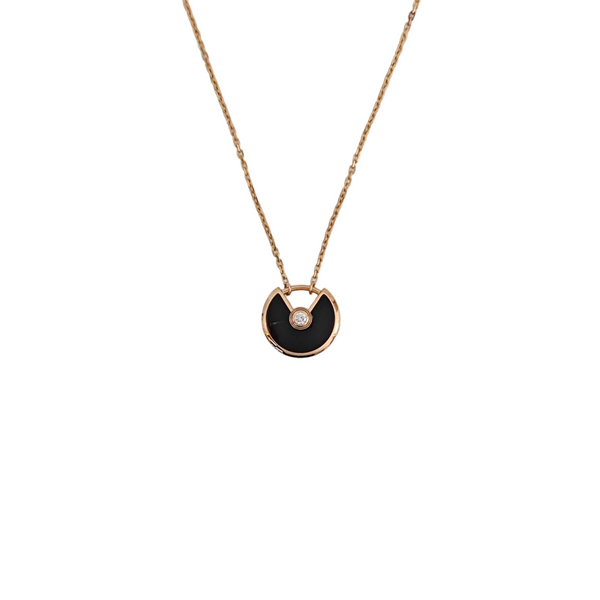 AMULETTE DE CARTIER 18k Rose Gold Necklace