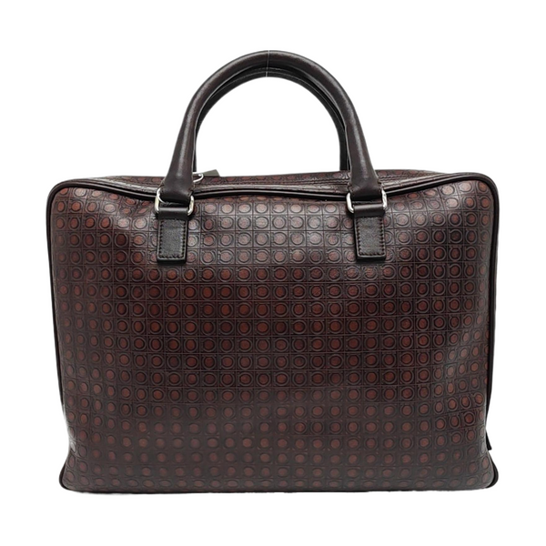 Calfskin Top Handle Bag Red