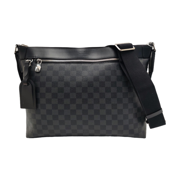 MICK MM Damier Graphite Coated Canvas Gray