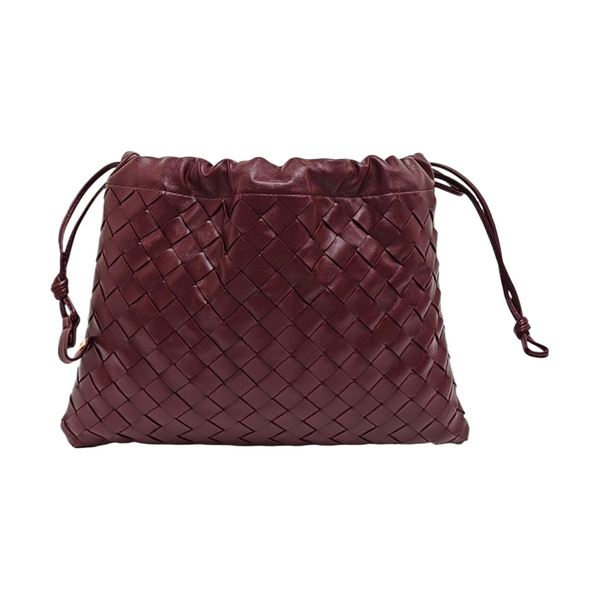 The Pouch Large Calfskin Red