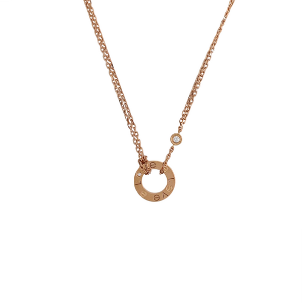 LOVE 18k Rose Gold Necklace