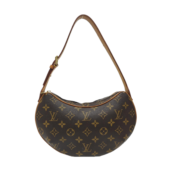 CROISSANT PM Monogram Coated Canvas Brown
