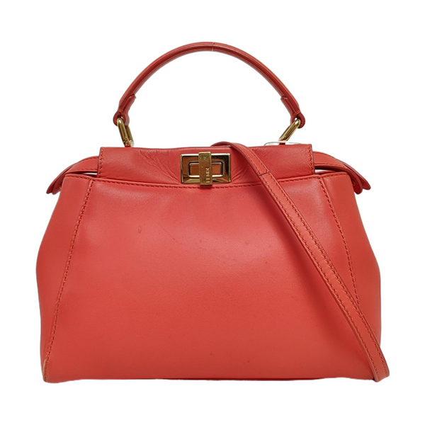 Authenticated pre-owned Peekaboo Mini Calfskin Pink - Shoulder Bag at Looply