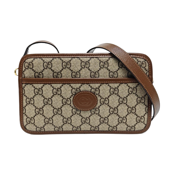 Bree Monogram Coated Canvas Beige