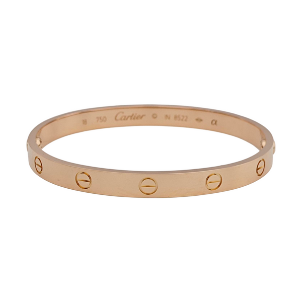 LOVE 18k Rose Gold Bangle
