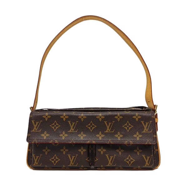 VIVA CITE Monogram Coated Canvas Brown
