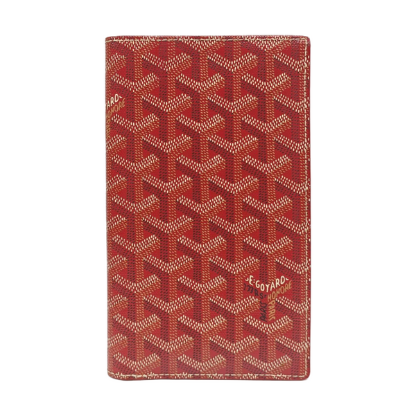 Saint-Marc Coated Canvas Red Wallet