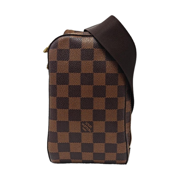 GÉRONIMOS Damier Ebene Coated Canvas Brown