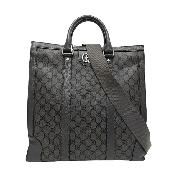 GG Multicolor Monogram Coated Canvas Gray