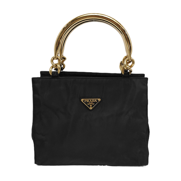 Bolso bandolera de nailon, nailon negro