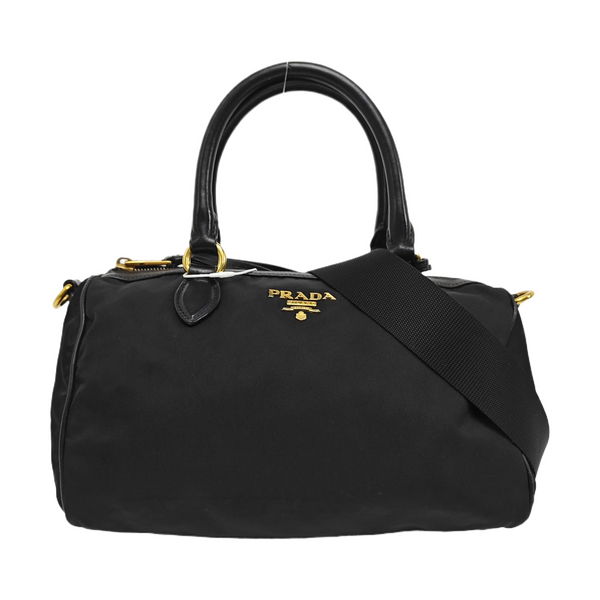 Nylon Shoulder Bag Black