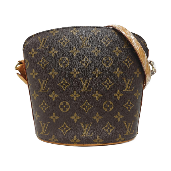 DROUOT Monogram Coated Canvas Brown