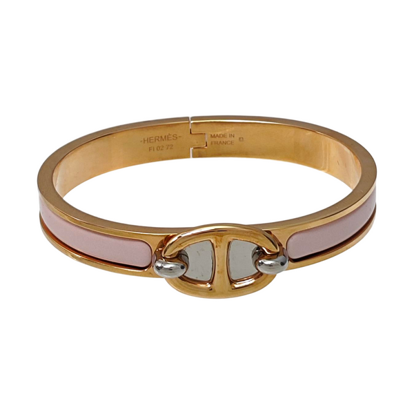 Twin Metal Red Bangle