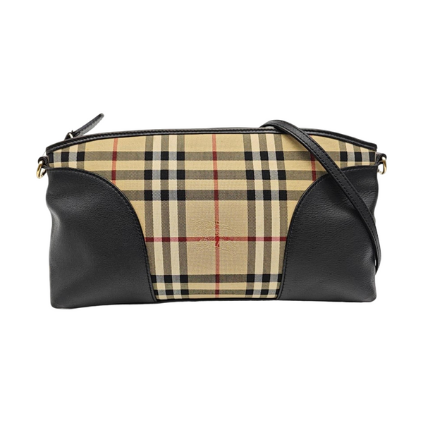 Coated Canvas Shoulder Bag Beige