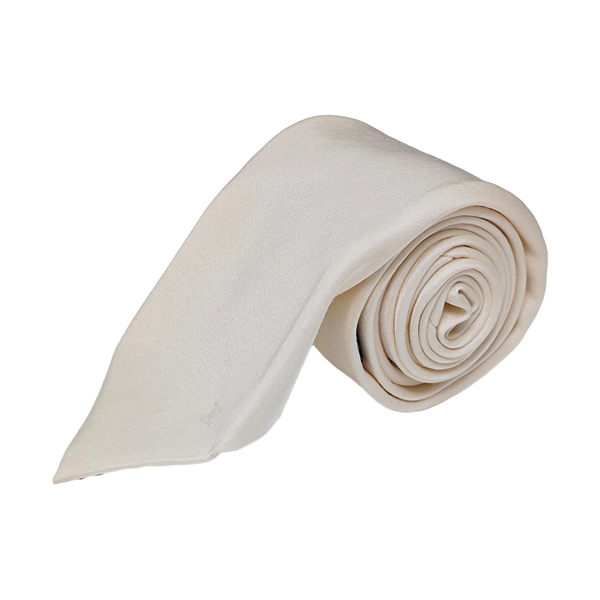 Wool Tie White