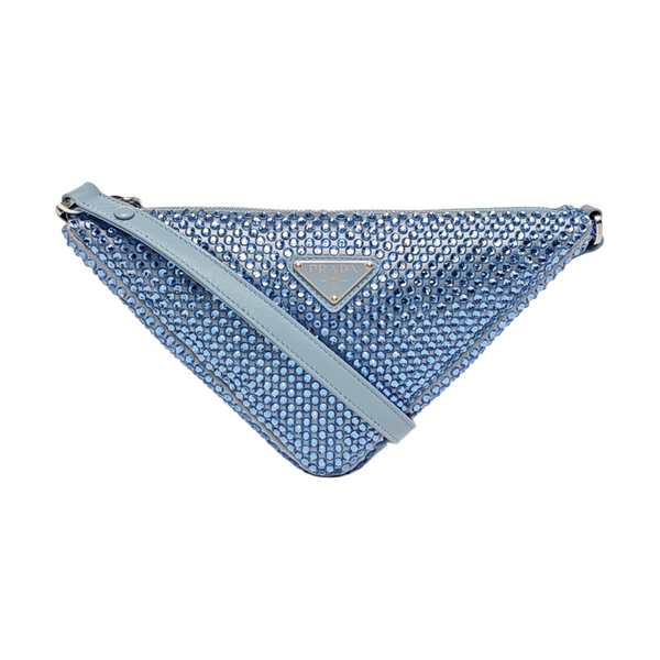 Crystal Shoulder Bag Blue