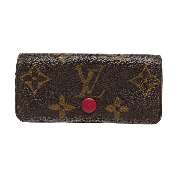 Monogram Coated Canvas Key Pouch Brown