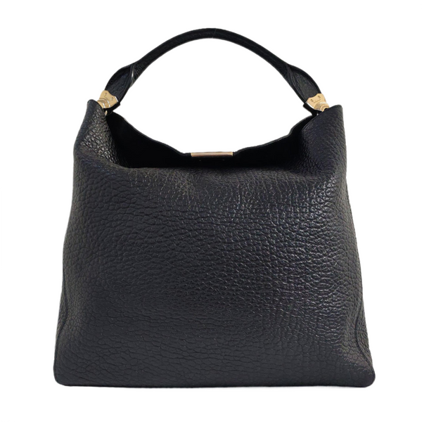 Calfskin Bucket Bag Black