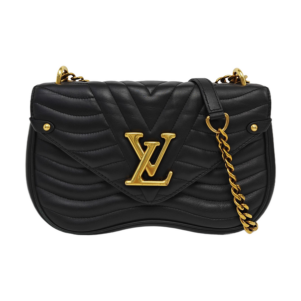 NEW WAVE MM Quilted Calfskin Black