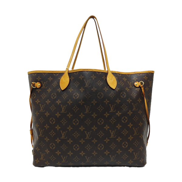 NEVERFULL GM Lona revestida Monogram Marrón