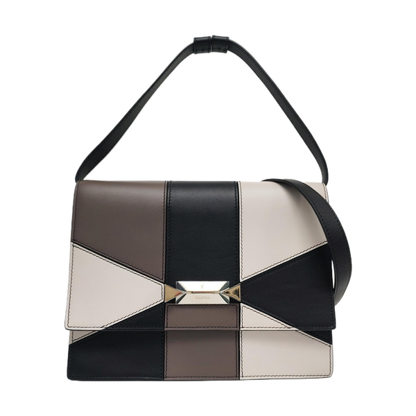 Calfskin Shoulder Bag Multicolor