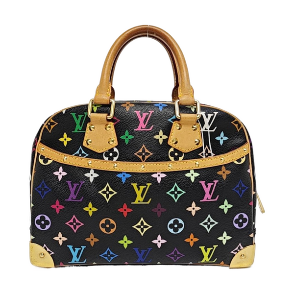 LV × TM Deauville Lona Monogram Revestida Negra
