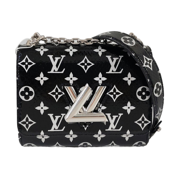 TWIST PM Monogram Python Black