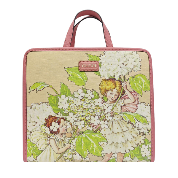 Children’s GG Bucket Monogram Coated Canvas Yellow