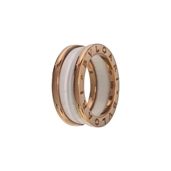 B.ZERO1 18k Rose Gold Ring EU 51
