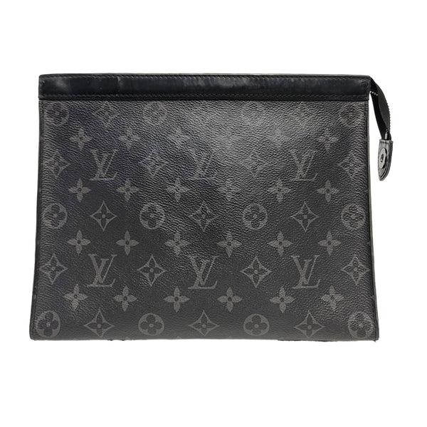Pochette Voyag MM Monogram Coated Canvas Black