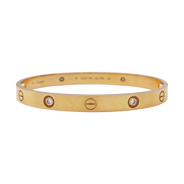LOVE 18k Rose Gold Bangle