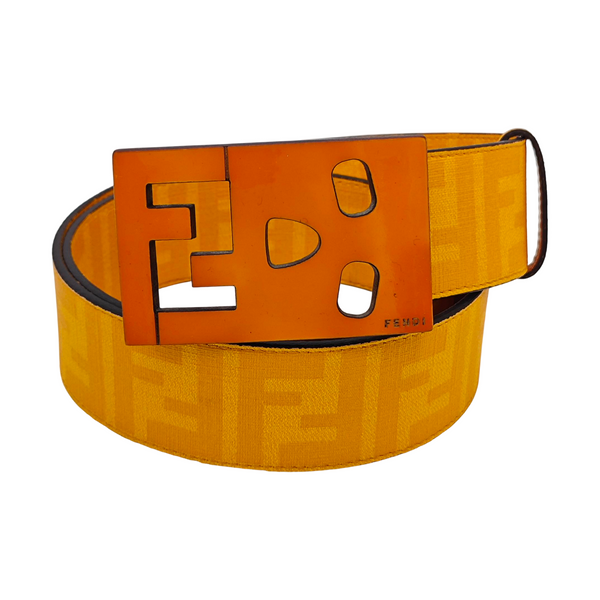 Leather Belt Orange