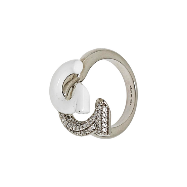 Metal Silver Ring EU 52