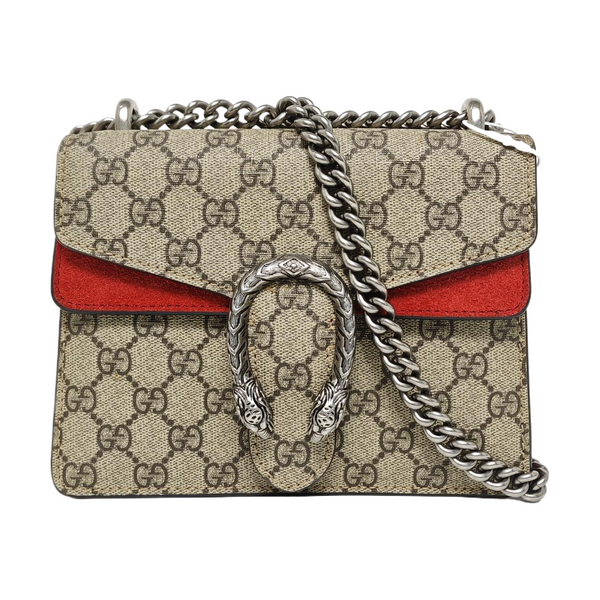 Dionysus Mini Monogram Coated Canvas Beige