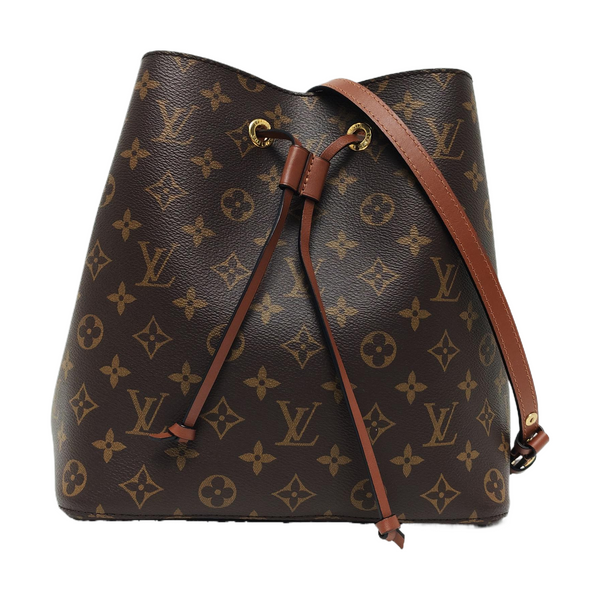 NÉONOÉ MM Monogram Coated Canvas Brown