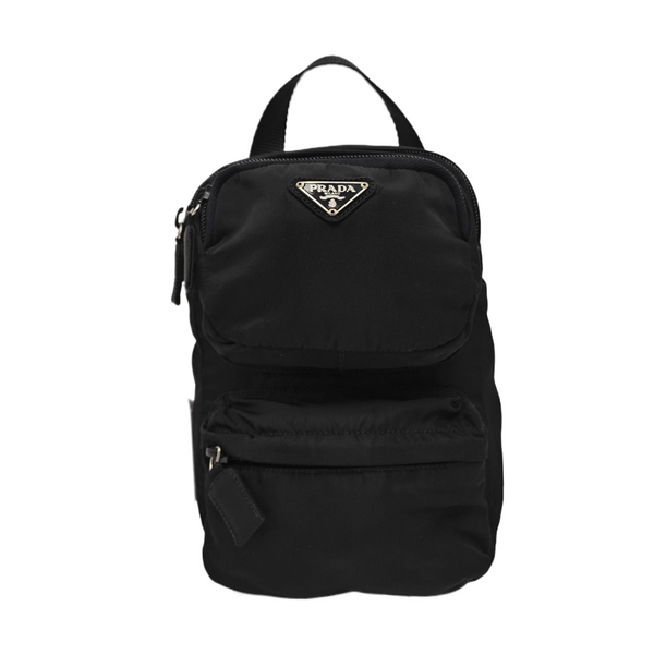 Nylon Backpack Black