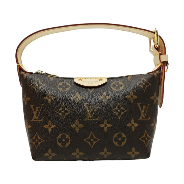 HILLS Monogram Coated Canvas Brown