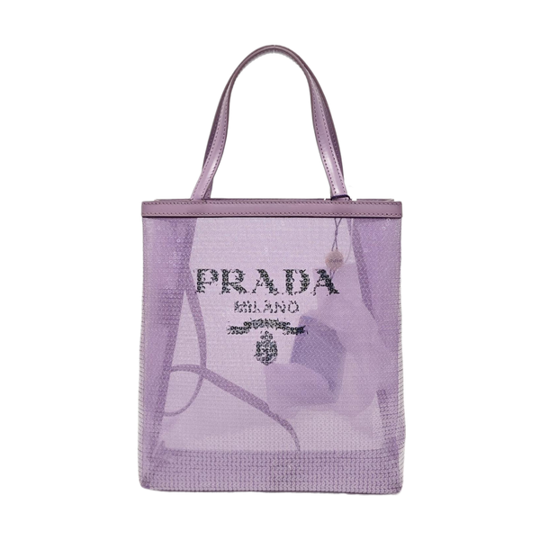 Special Material Tote Bag Purple