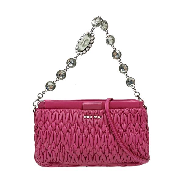Matelassé Quilted Lambskin Pink