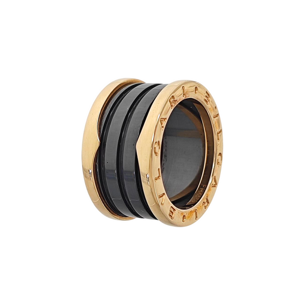 B.ZERO1 18k Rose Gold Ring EU 51