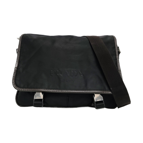 Vela Messenger Bag Nylon Black