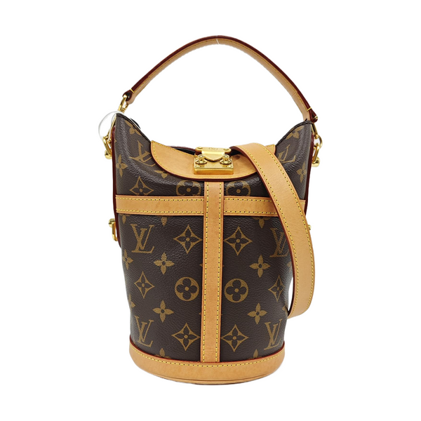 DUFFLE Monogram Coated Canvas Brown