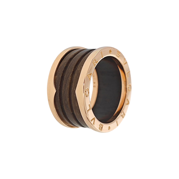 B.ZERO1 18k Rose Gold Ring EU 54