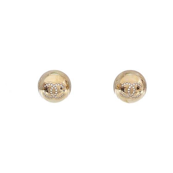 Metal Gold Stud Earrings