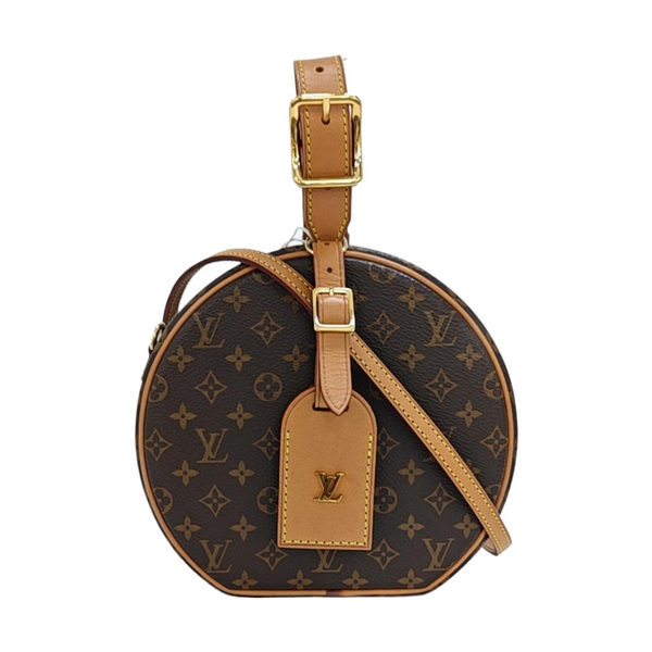 BOITE CHAPEAU PM Monogram Coated Canvas Brown